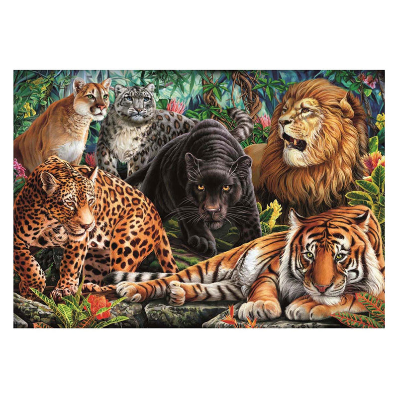 Load image into Gallery viewer, Clementoni legpuzzel wild cats, 500st.