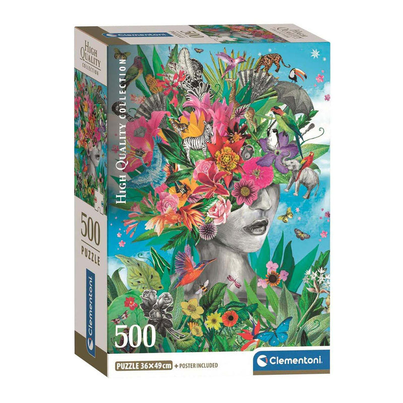 Load image into Gallery viewer, Clementoni legpuzzel head in the jungle, 500st.