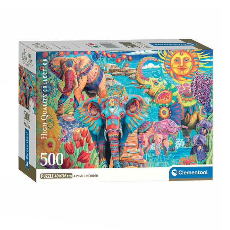 Load image into Gallery viewer, Clementoni legpuzzel elephants' carnival, 500st.