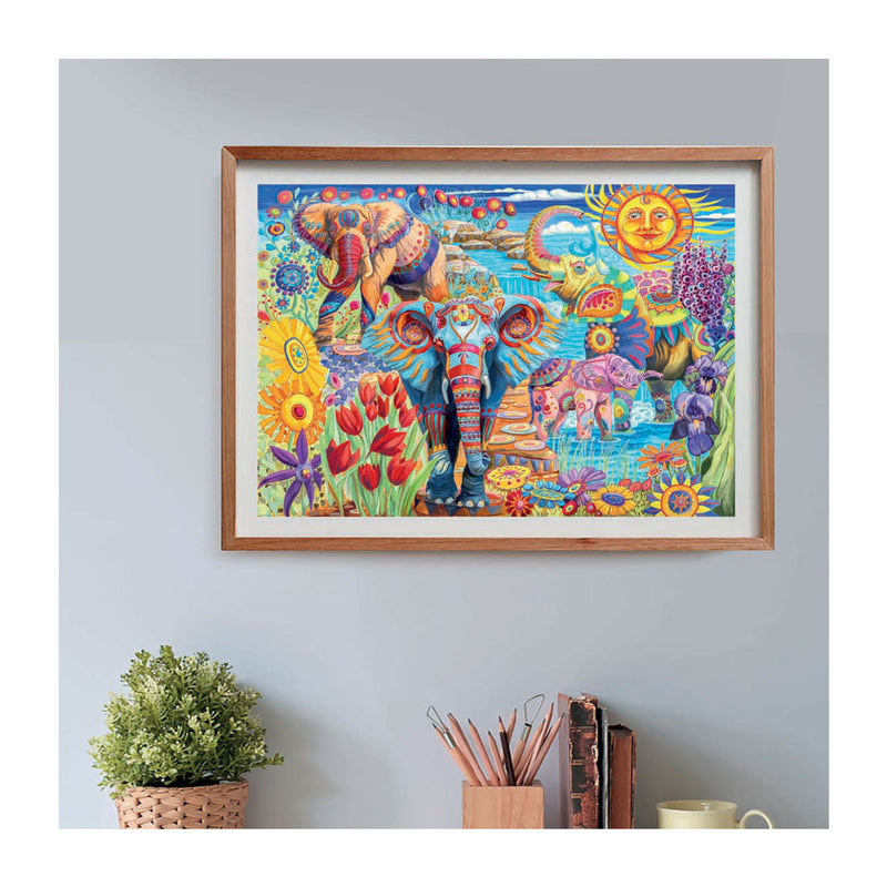 Afbeelding laden in galerijviewer, Clementoni legpuzzel elephants' carnival, 500st.