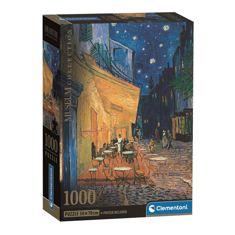 Load image into Gallery viewer, Clementoni legpuzzel café terrace v. gogh, 1000st.