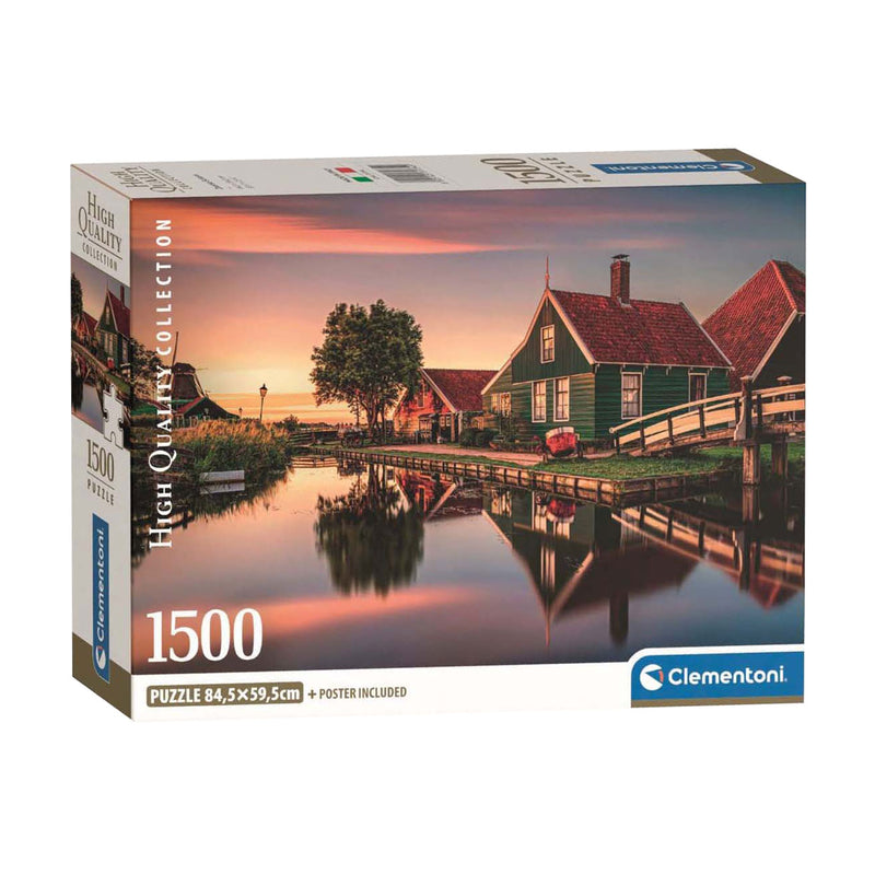 Load image into Gallery viewer, Clementoni legpuzzel zaanse schans, 1500st.