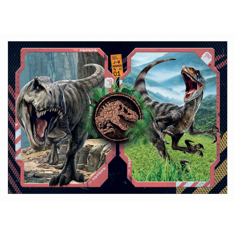 Afbeelding laden in galerijviewer, Clementoni puzzel jurassic world, 2x60st.