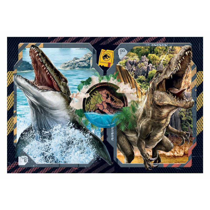 Chargez l'image dans la visionneuse de la galerie, Clementoni puzzel jurassic world, 2x60st.
