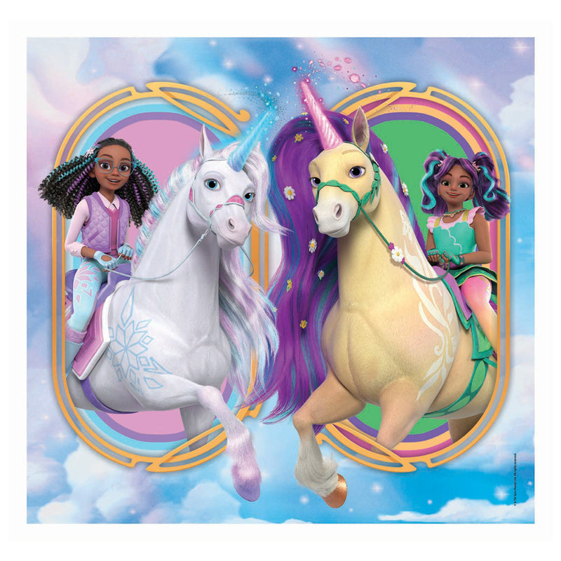 Afbeelding laden in galerijviewer, Clementoni puzzel unicorn academy - 3x48st.