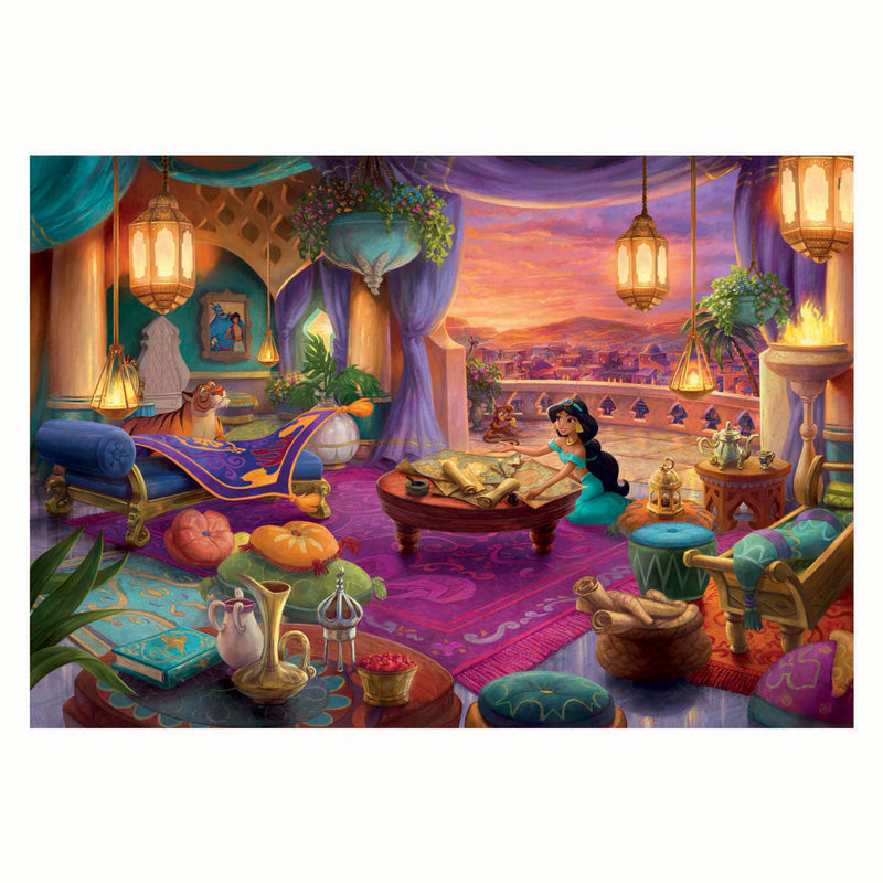 Cargue la imagen en el visor de la galería, Clementoni - puzzel - jasmine - disney princess - ever after collectie - 500 stukjes - vanaf 14 jaar