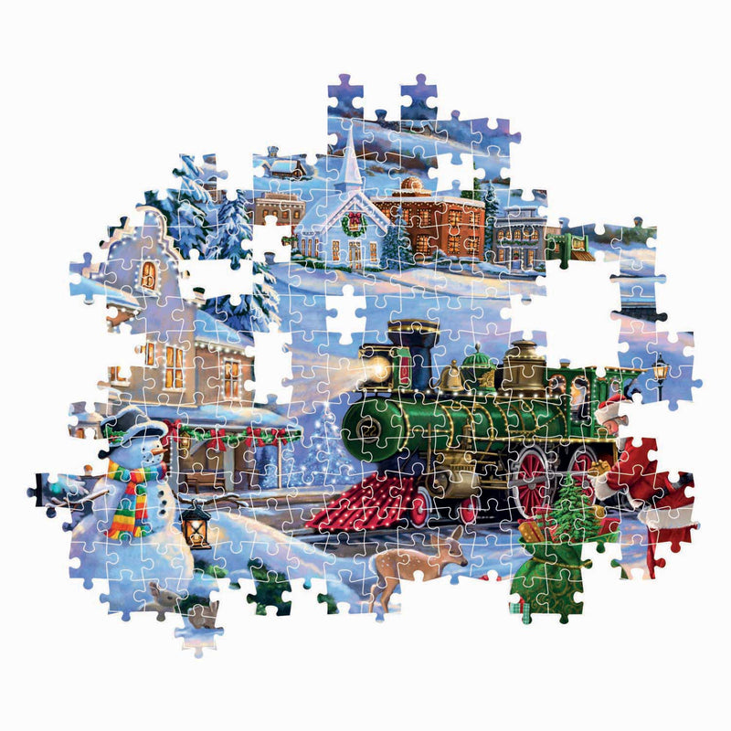 ギャラリービューアに画像をロードする, Clementoni legpuzzel kersttrein - 500st.