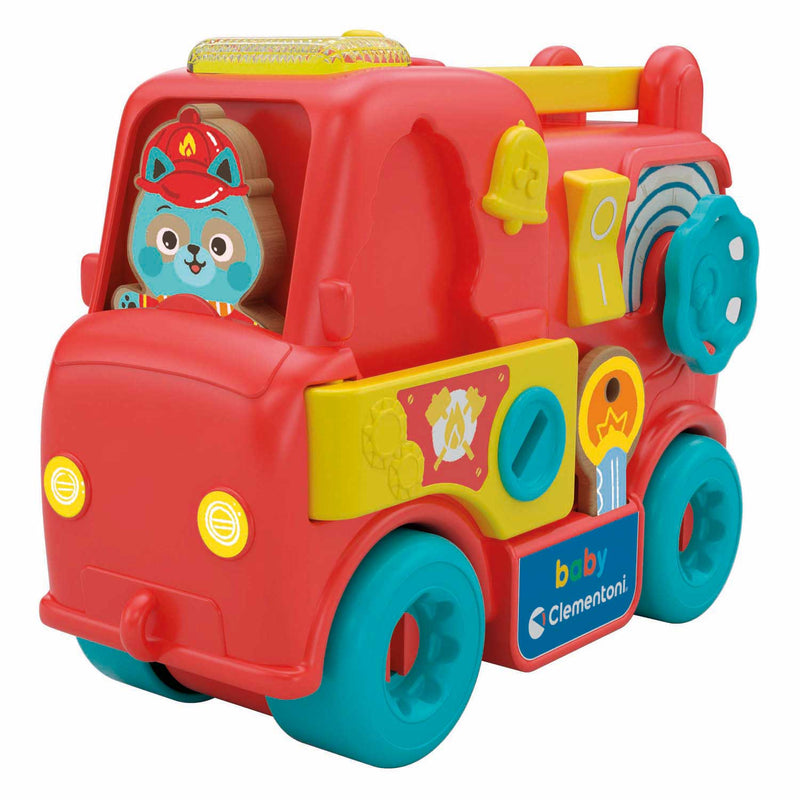 Load image into Gallery viewer, Clementoni baby montessori brandweerwagen
