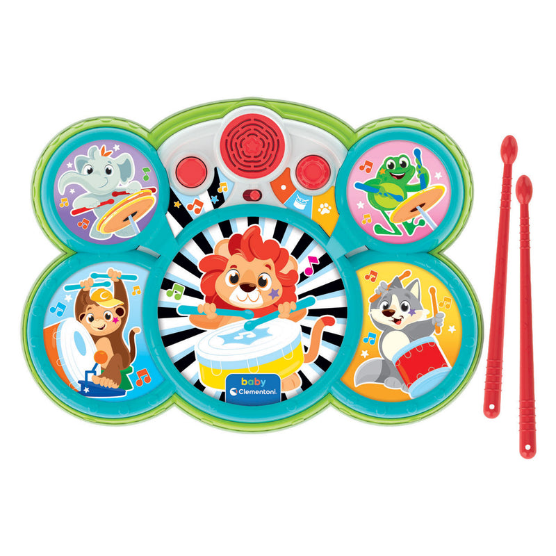 Cargue la imagen en el visor de la galería, Clementoni baby drumset dieren