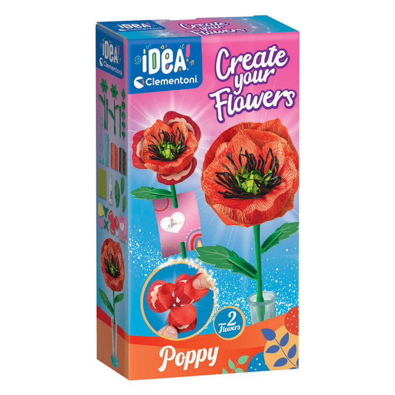 Chargez l'image dans la visionneuse de la galerie, Clementoni idea maak je eigen bloemen - klaproos