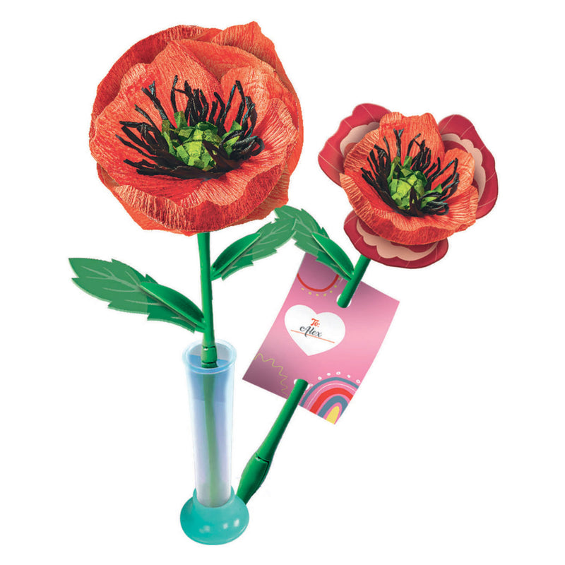 Cargue la imagen en el visor de la galería, Clementoni idea maak je eigen bloemen - klaproos