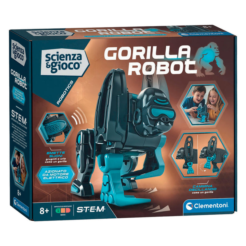 Chargez l'image dans la visionneuse de la galerie, Clementoni wetenschap spel gorilla robot