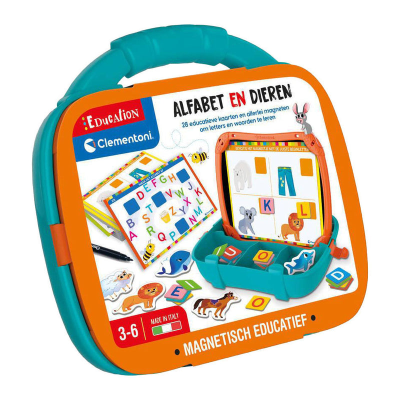 Afbeelding laden in galerijviewer, Clementoni education magentische koffer alfabet en dieren