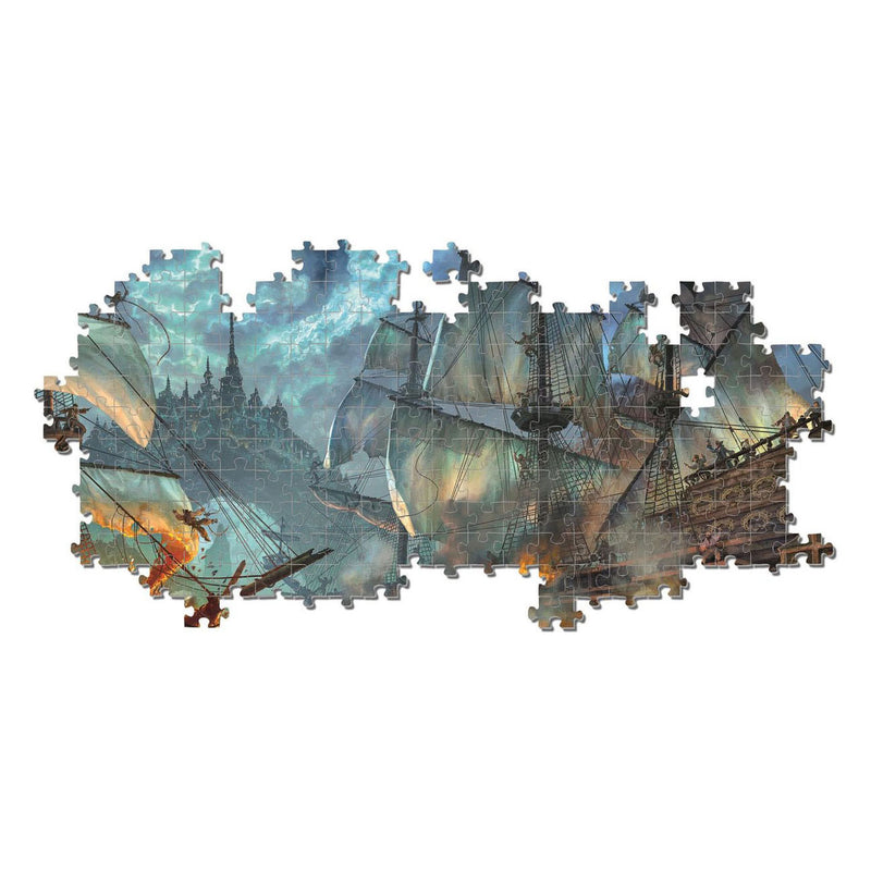 Afbeelding laden in galerijviewer, Clementoni legpuzzel piraten strijd - 6000st.