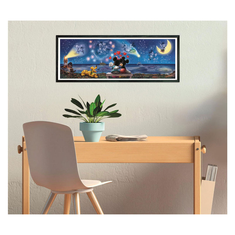 Afbeelding laden in galerijviewer, Clementoni legpuzzel mickey en minnie panorama - 1000st.