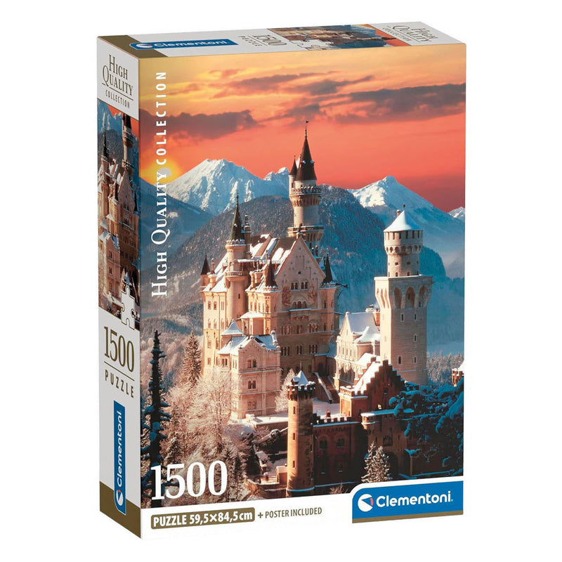 Afbeelding laden in galerijviewer, Clementoni legpuzzel neuschwanstein - 1500st.