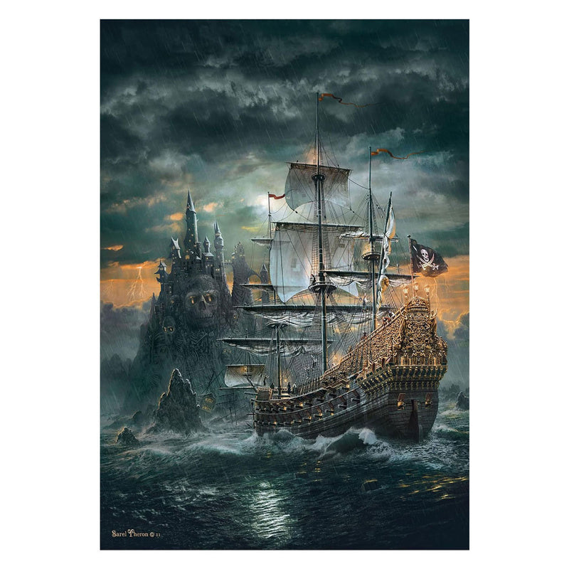 Afbeelding laden in galerijviewer, Clementoni legpuzzel het piratenschip - 1500st.