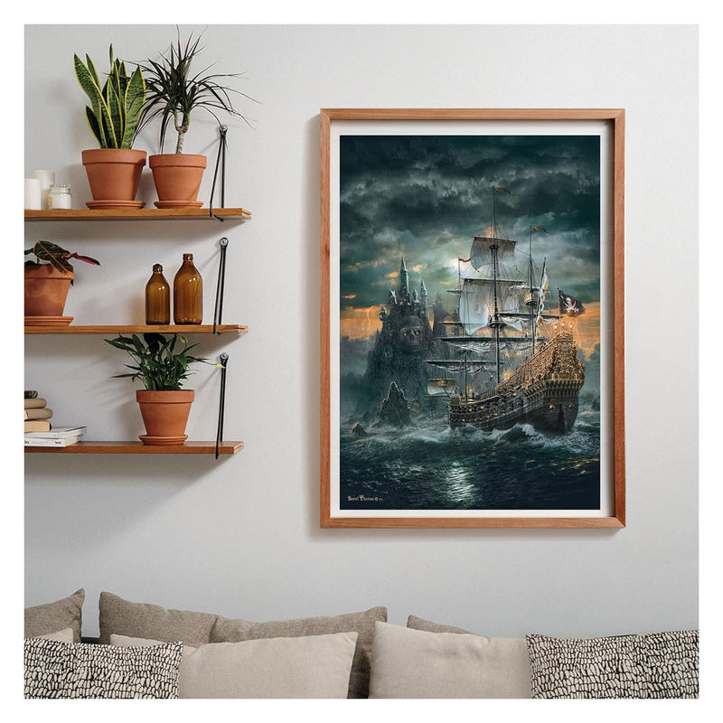 Afbeelding laden in galerijviewer, Clementoni legpuzzel het piratenschip - 1500st.