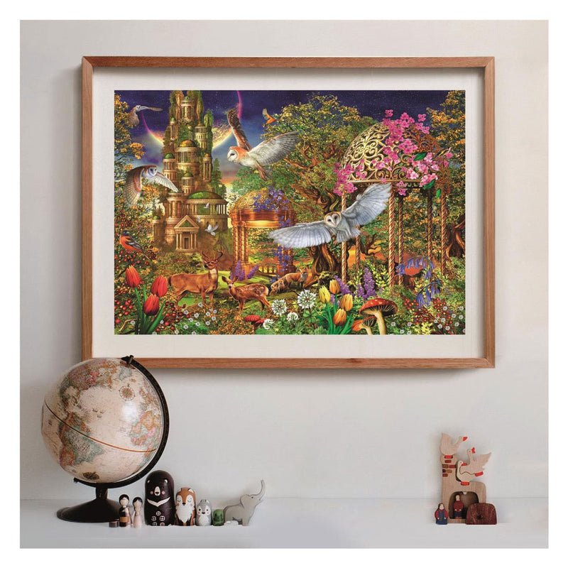 Afbeelding laden in galerijviewer, Clementoni legpuzzel woodland fantasy garden - 1500st.