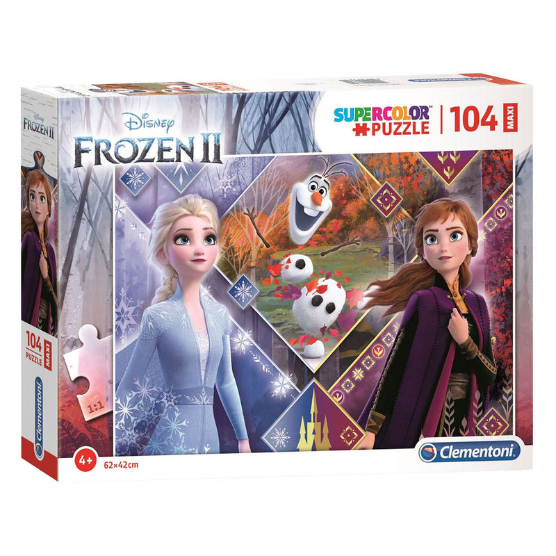 Afbeelding laden in galerijviewer, Clementoni maxi legpuzzel frozen 2 - 104st.