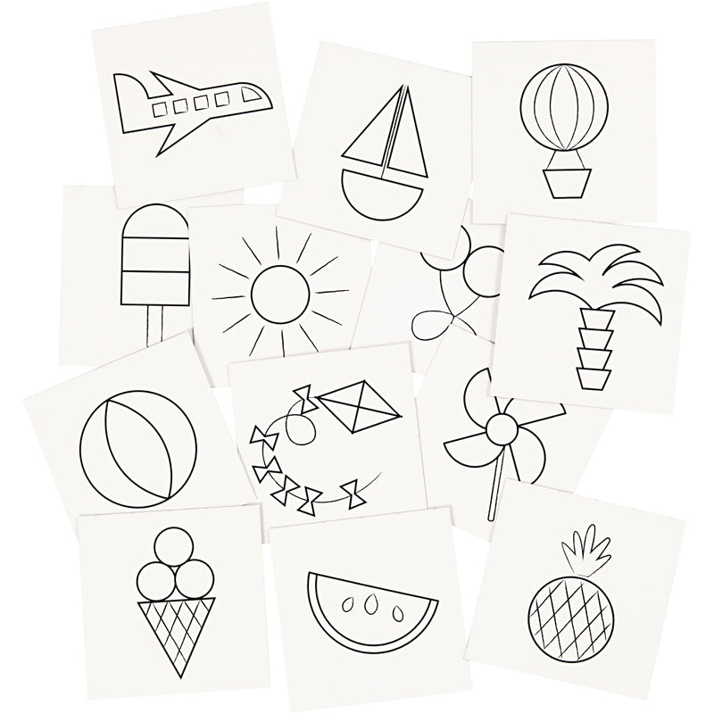 Load image into Gallery viewer, Creativ company https: www.cchobby.nl memory-kaarten-afm-7x7-cm-400-gr-wit-1-set