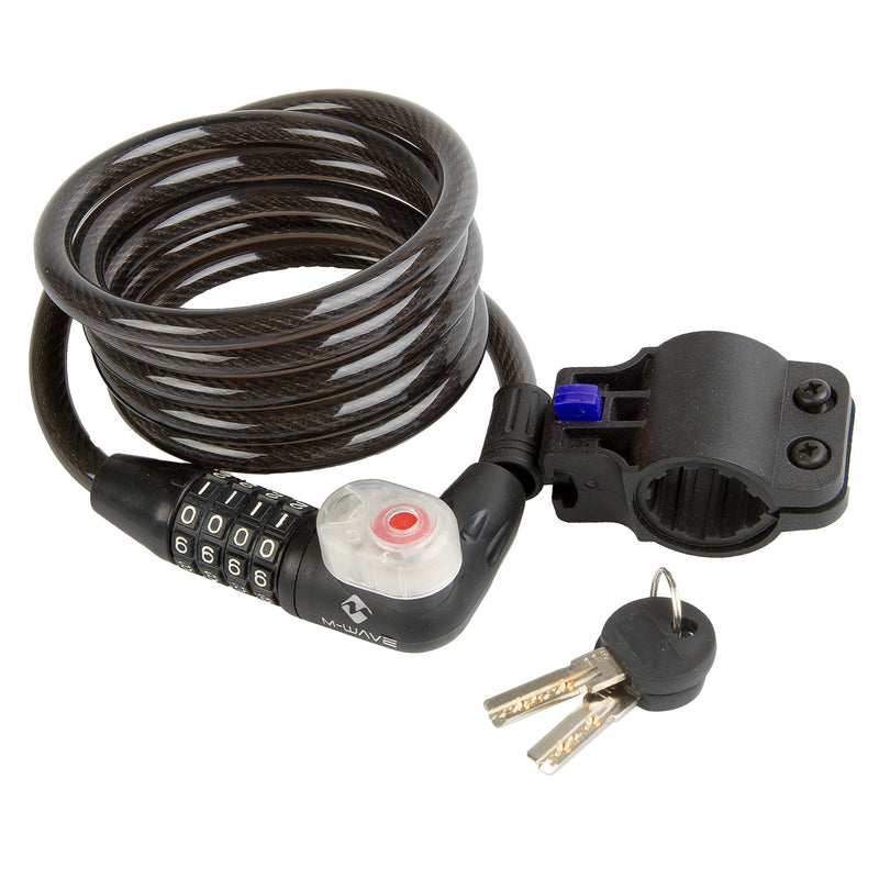 Afbeelding laden in galerijviewer, M-wave ds 10.18 l spiral cable lock