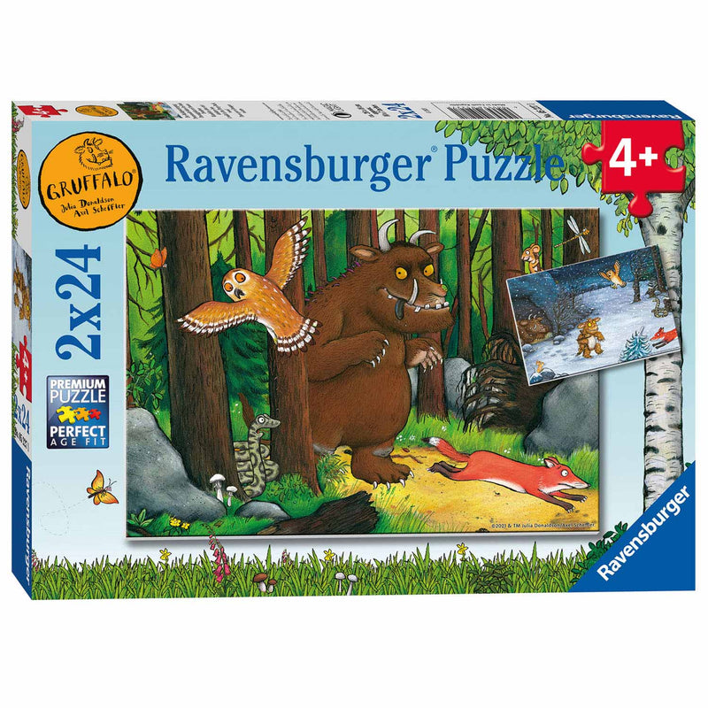 Load image into Gallery viewer, Ravensburger De Gruffalo Puzzel 2x24 stuks