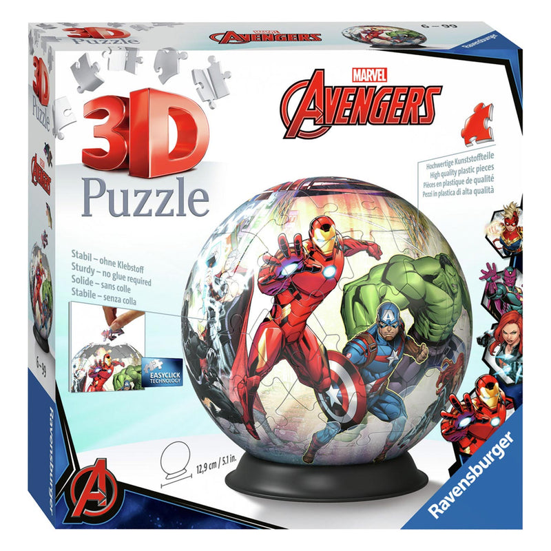 Afbeelding laden in galerijviewer, Ravensburger marvel avengers 3d puzzel, 72st.