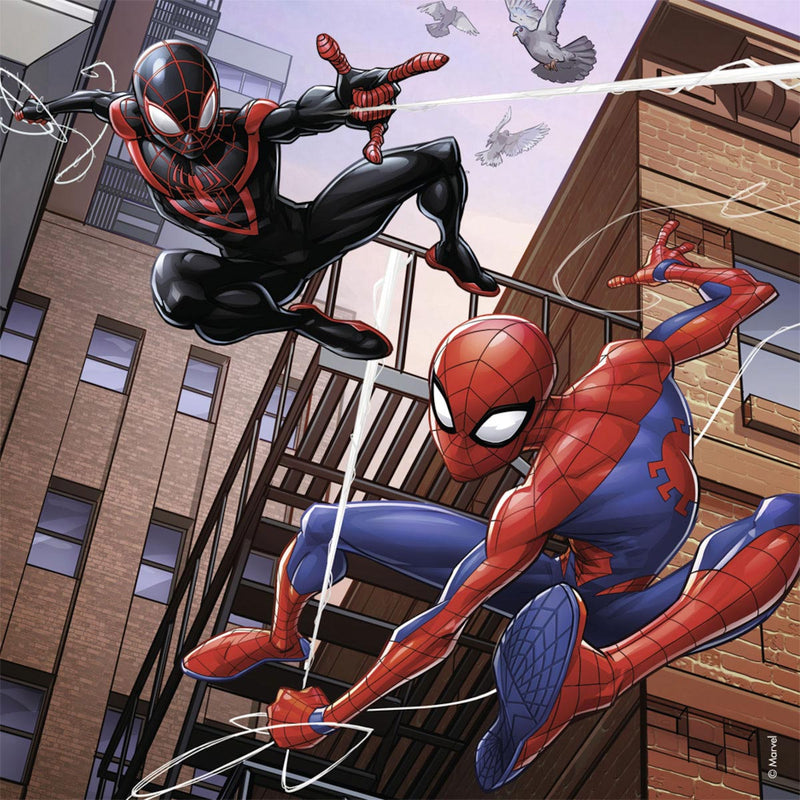 Afbeelding laden in galerijviewer, Ravensburger puzzel spiderman in actie - 3x49 stukjes