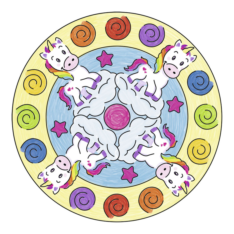 ギャラリービューアに画像をロードする, Ravensburger mini mandala-designer - eenhoorn