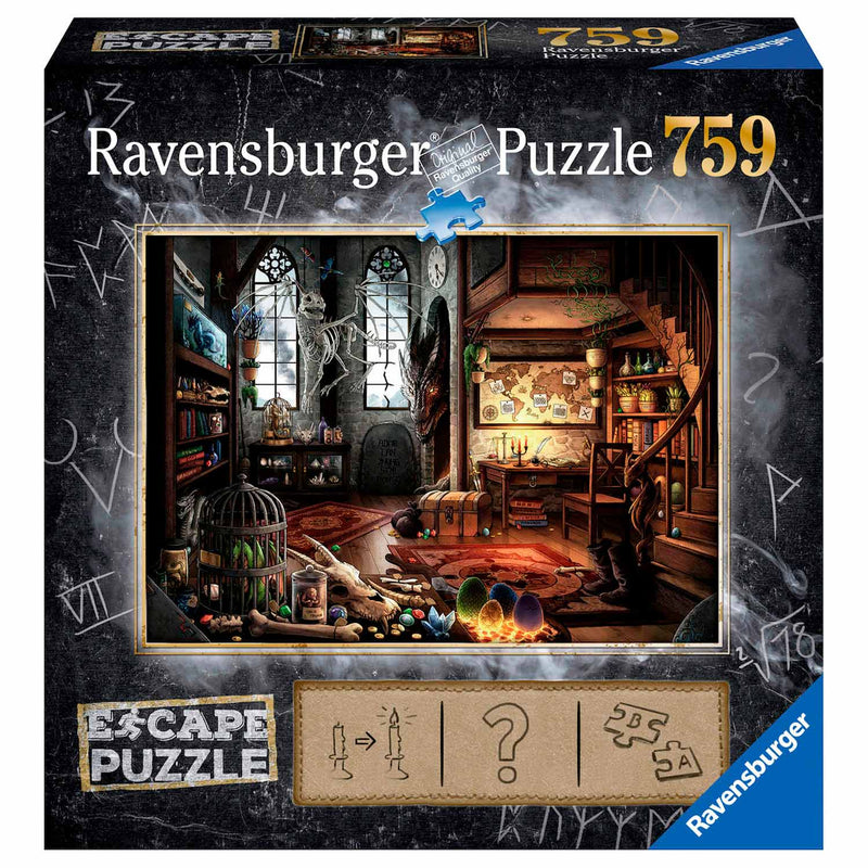 Load image into Gallery viewer, Ravensburger escape room puzzel - draken laboratorium, 759st