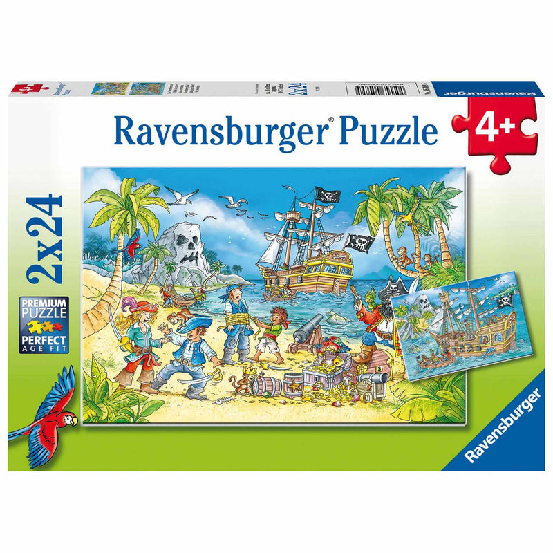 Load image into Gallery viewer, Ravensburger Avontureneiland 2x24 stuks