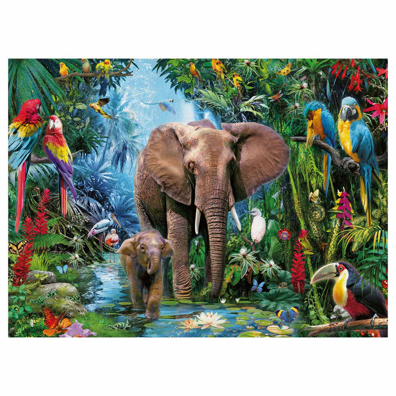 Afbeelding laden in galerijviewer, Ravensburger olifanten in de jungle, 150st. xxl