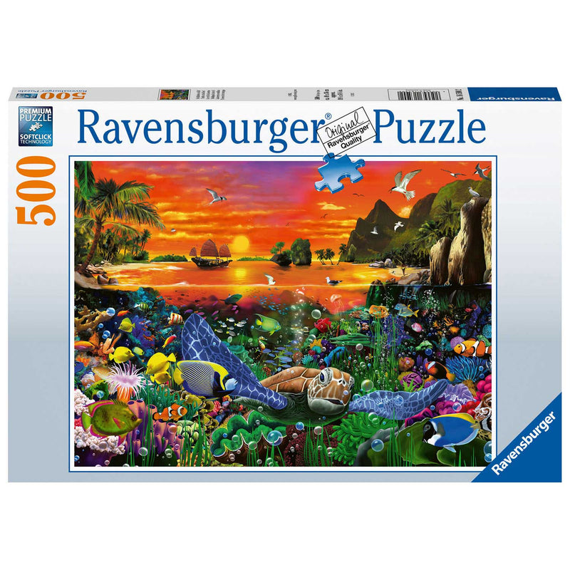 Load image into Gallery viewer, Ravensburger Schildpad in het Rif, 500st.