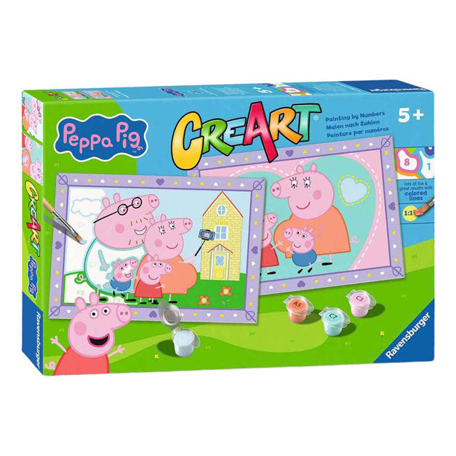 Load image into Gallery viewer, Ravensburger creart schilderen op nummer - peppa's familie