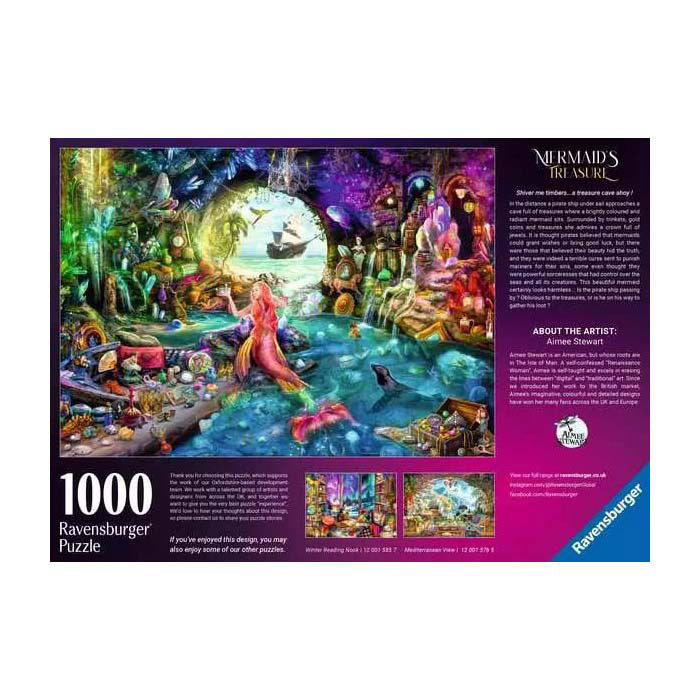 ギャラリービューアに画像をロードする, Ravensburger puzzel mermaid's treasure - legpuzzel - stukjes