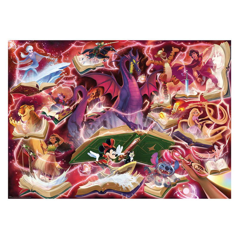 Afbeelding laden in galerijviewer, Ravensburger legpuzzel disney lorcana glimmers of the realm: ruby - 1000st.