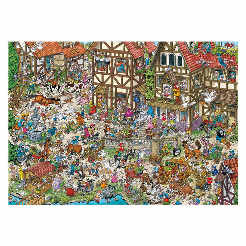 Load image into Gallery viewer, Ravensburger legpuzzel time travel 2 middeleeuwen - 1000st.