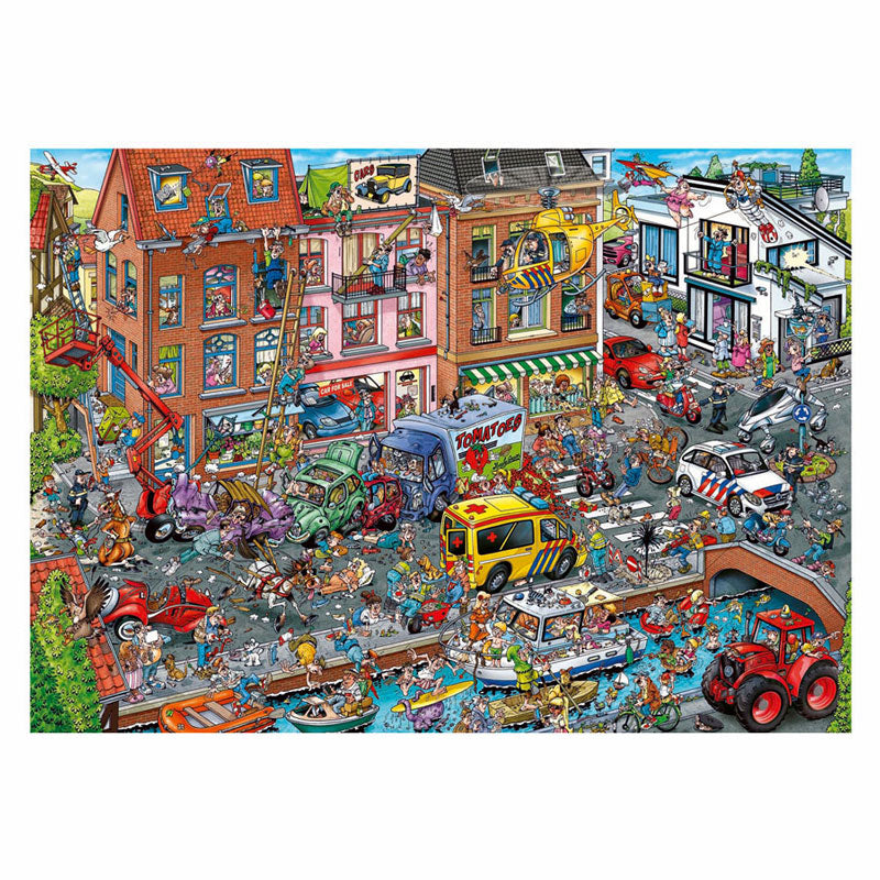 Afbeelding laden in galerijviewer, Ravensburger ray's comic series - time travel 3 - modern time - 1000 stukjes legpuzzel
