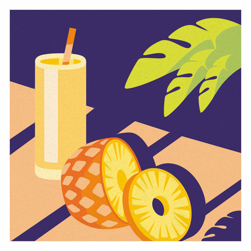 Afbeelding laden in galerijviewer, Ravensburger schilderen op nummer set - creatief schilderpakket ananas.