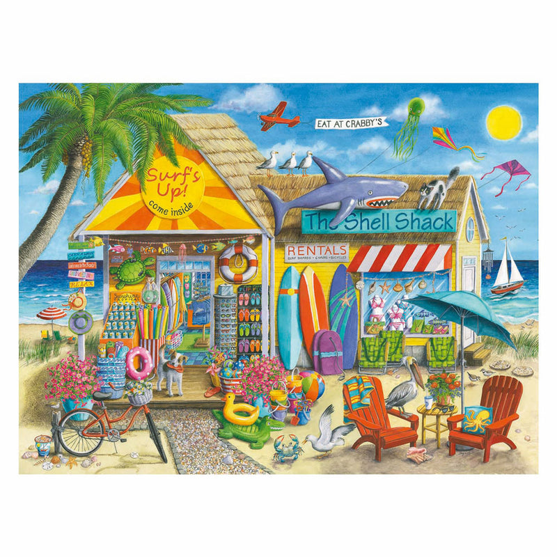 Afbeelding laden in galerijviewer, Ravensburger legpuzzel surf's up - 1500st.