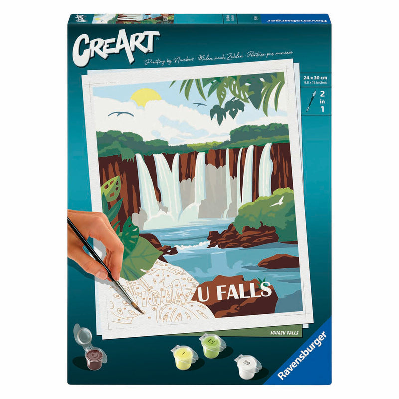 Load image into Gallery viewer, Ravensburger creart schilderen op nummer - iguazu watervallen