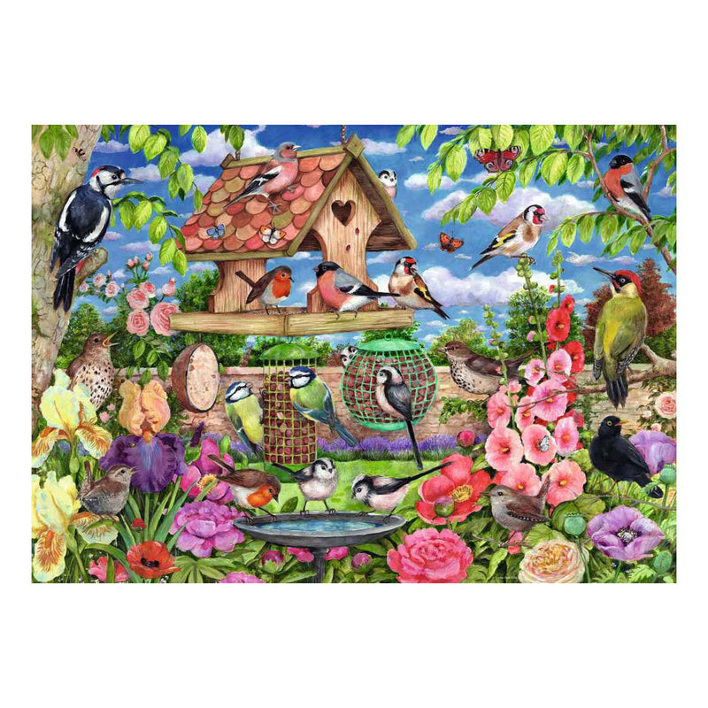 Afbeelding laden in galerijviewer, Ravensburger – the bird table – legpuzzel – 1000 stukjes