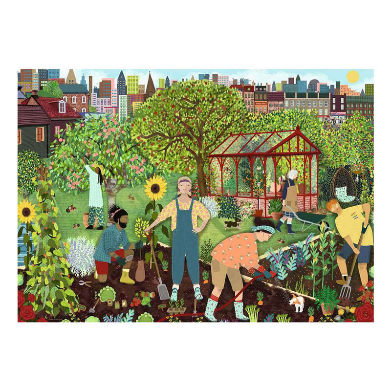 Load image into Gallery viewer, Ravensburger legpuzzel the allotment - 1000st.