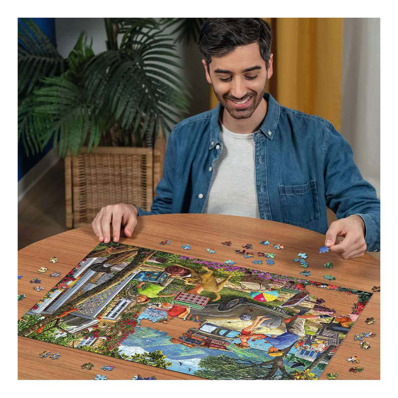 Afbeelding laden in galerijviewer, Ravensburger – holiday cottage – legpuzzel – 1000 stukjes