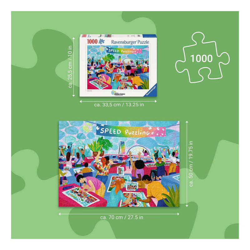 Afbeelding laden in galerijviewer, Ravensburger – speed puzzling – legpuzzel – 1000 stukjes