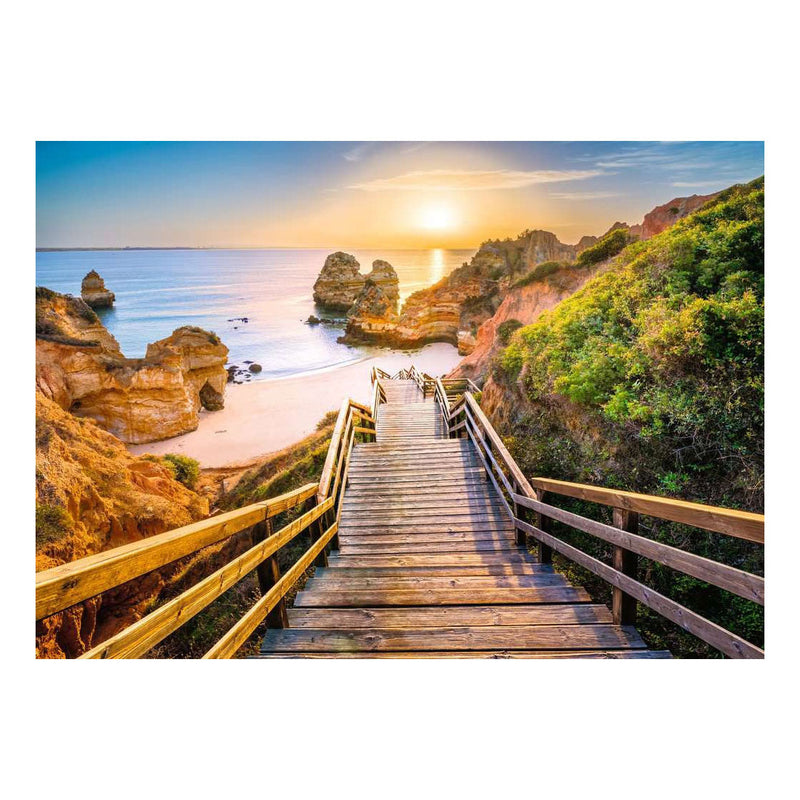 Afbeelding laden in galerijviewer, Ravensburger legpuzzel stairway to camilo beach, algarve - 1000st.