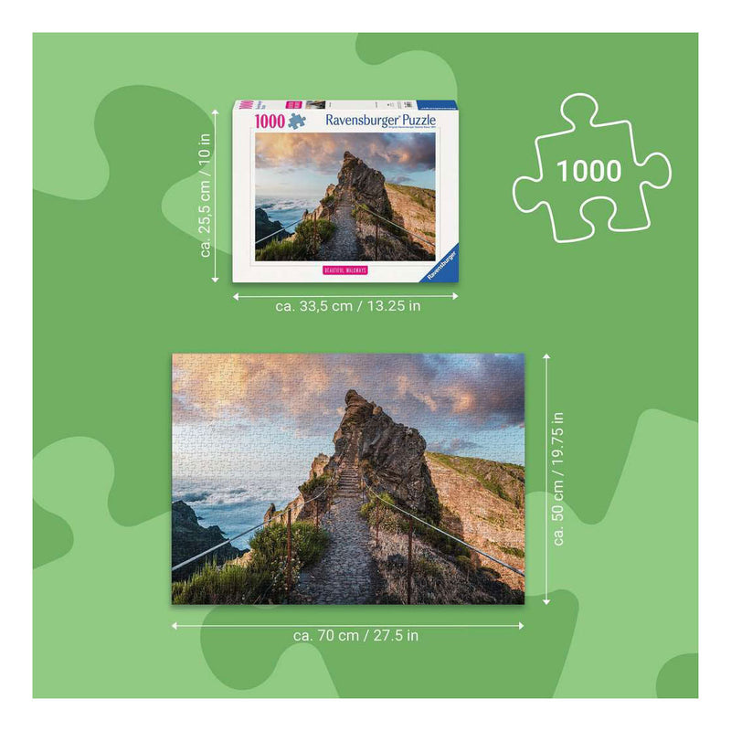 ギャラリービューアに画像をロードする, Ravensburger – hemels bergpad – legpuzzel – 1000 stukjes