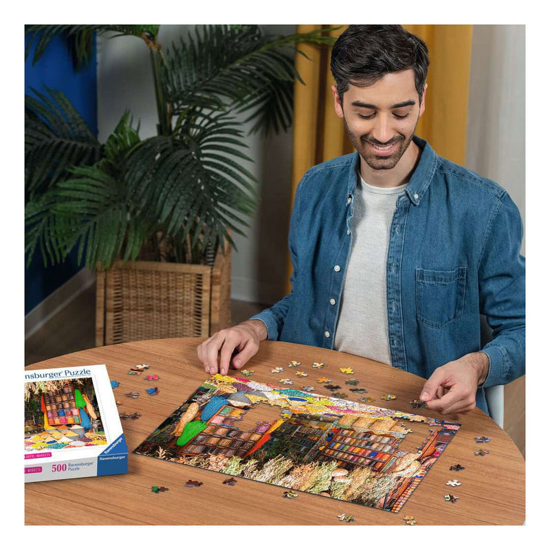 Afbeelding laden in galerijviewer, Ravensburger – kleurrijke specerijen, marokko – legpuzzel – 500 stukjes