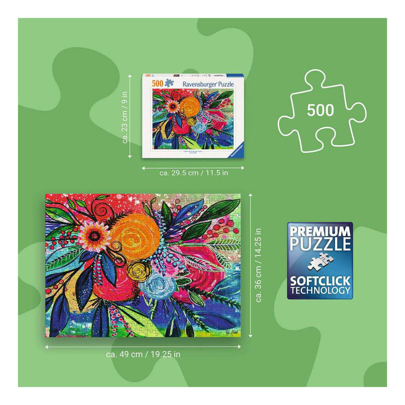 ギャラリービューアに画像をロードする, Ravensburger – kleurenexplosie – legpuzzel – 500 stukjes